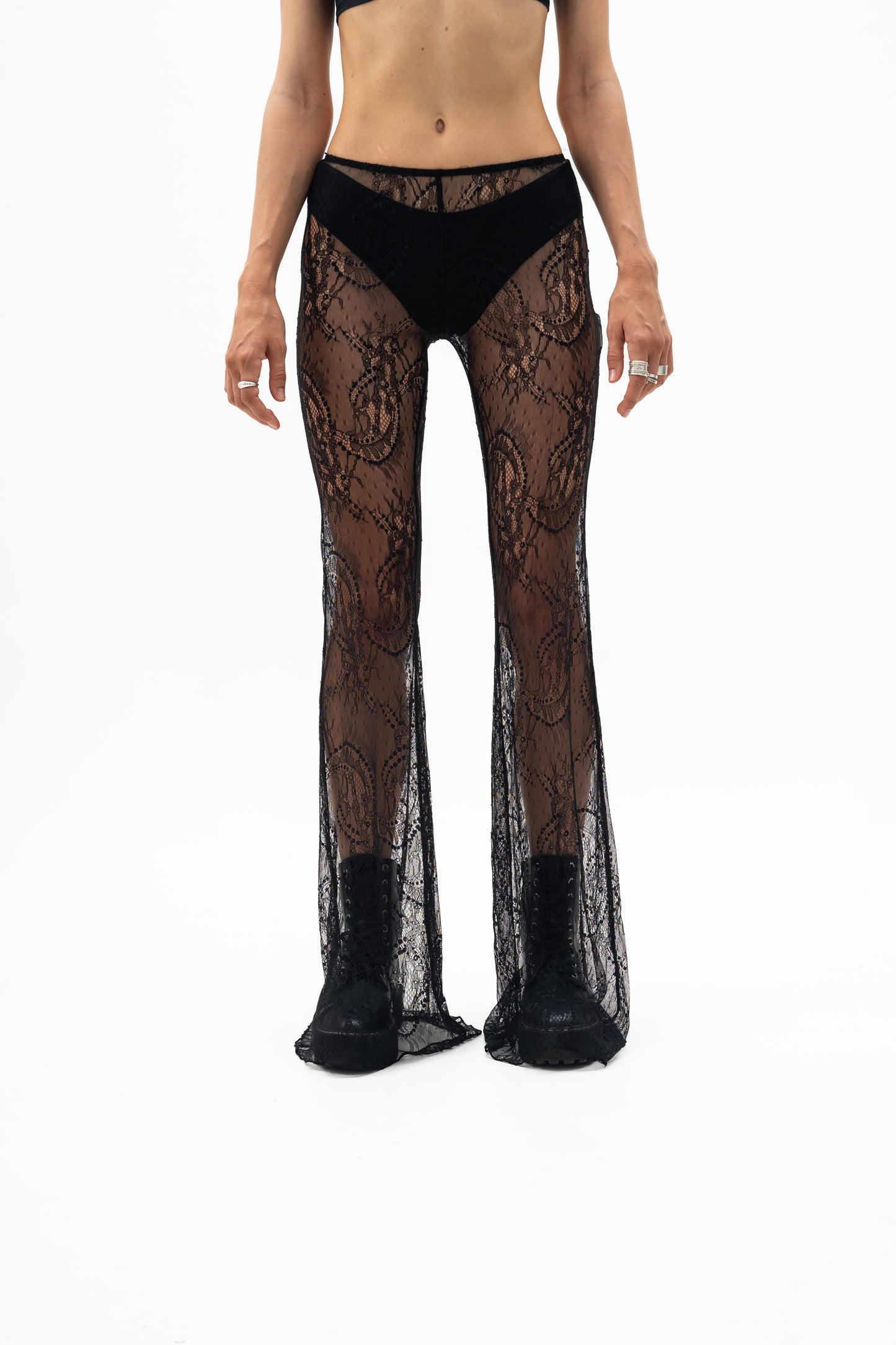 Lace pants