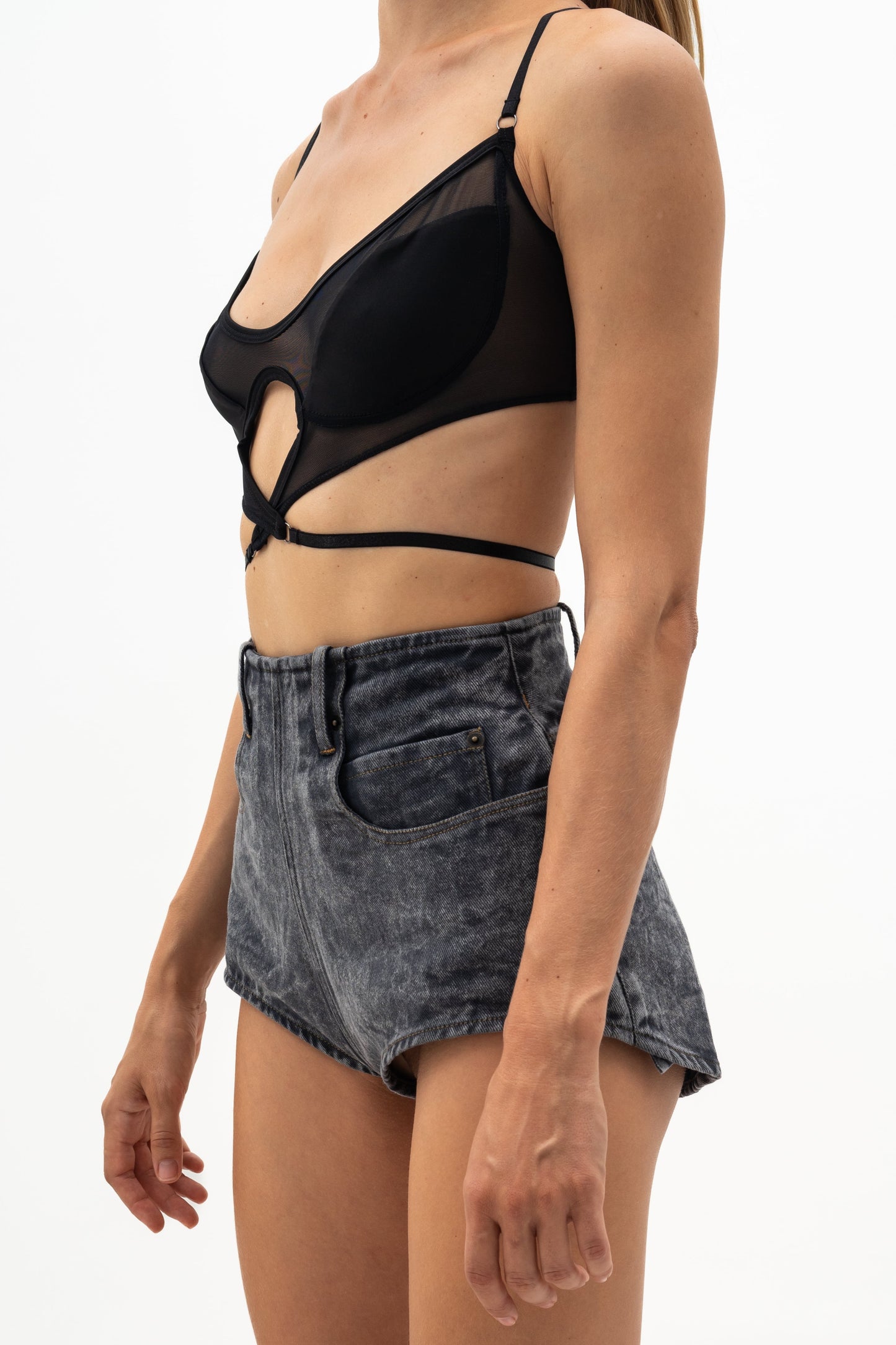 Cross body top